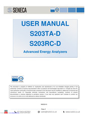 Seneca S203RC-D User Manual