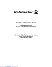 Kelvinator KHUT623CS Installation And Instruction Manual