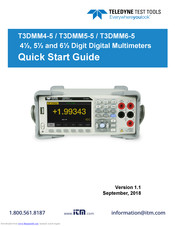 Teledyne T3DMM6-5 Quick Start Manual
