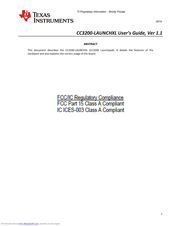 Texas Instruments CC3200-LAUNCHXL User Manual