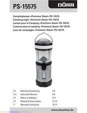 Dorr Premium Steel PS-15575 Instruction Manual