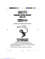 CHICAGO 90568 Assembly And Operating Instructions Manual