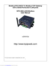 KSH International WPC-832-LAN4-Modbus User Manual