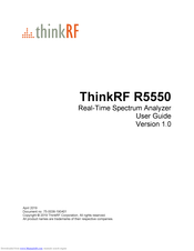 ThinkRF R5550 User Manual