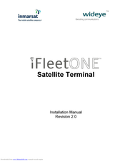 Inmarsat wideye iFleetONE Installation Manual