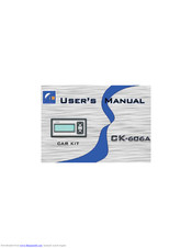 H.K. Forever Technology CK-606A User Manual