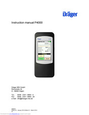 Dräger P4000 Instruction Manual