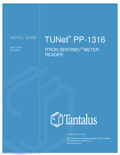 Tantalus ITRON SENTINEL TUNet PP-1316 Install Manual