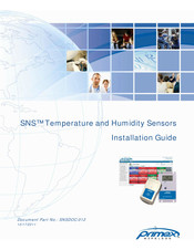 Primex Wireless SNS2THS2 Installation Manual
