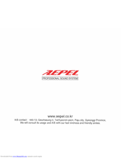 Aepel FC-730 Manual