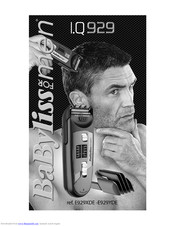 BaByliss for MEN IQ 929 E929XDE Manual