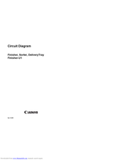 Canon Finisher-U1 Circuit Diagram