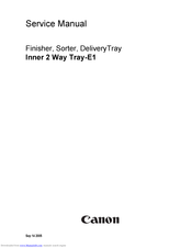 Canon Inner 2 Way Tray-E1 Service Manual
