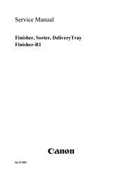Canon Finisher-R1 Service Manual