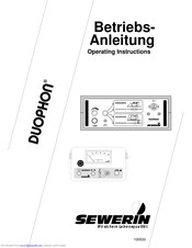sewerin Duophon Operating Instructions Manual