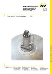 NetterVibration NKK Assembly Instructions Manual