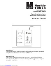 Huskie Tools CH-185 Operating Instructions Manual