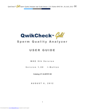 QwikCheck Gold User Manual