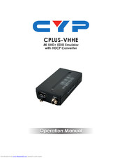 Cyp CPLUS-VHHE Operation Manual