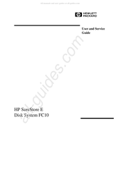 HP Surestore FC10 - Disk Array User's And Service Manual