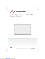 Schaub Lorenz 32LE900CT Instruction Manual