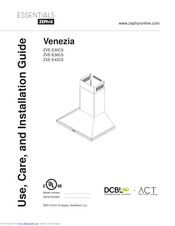 Zephyr Essentials Venezia Series Installation Manual