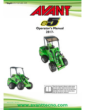 AVANT e5 Operator's Manual