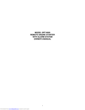 Code Alarm SRT 9000 Owner's Manual