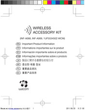 Wacom 1UF553450Z-WCM Important Product Information