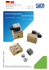 SIKA VZ 5 AL Operating Manual