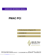Delta Data Systems PMAC PCI Hardware Reference Manual