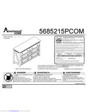 Ameriwood HOME 5685215PCOM Assembly Instructions Manual