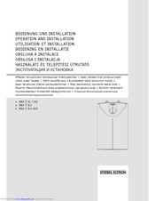 Stiebel Eltron SNU 5 SL 1 kW Operation And Installation Manual