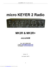 microHAM micro KEYER 2R Manual