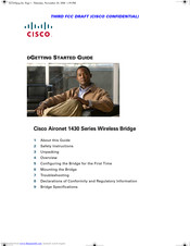 Cisco Aironet 1430 Series Getting Started Manual