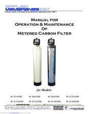 Applied Membranes W-G940EM Operation And Maintenance Manual