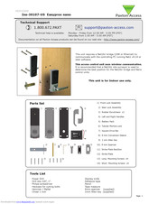 Paxton Access Easyprox nano Installation Instructions Manual