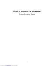 Rio Flexon BTM-D1A Product Instruction Manual