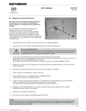Kathrein AUY 69 Manual