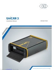 CSM UniCAN 3 Installation Manual
