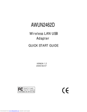 AsiaRF AWUN2462D Quick Start Manual