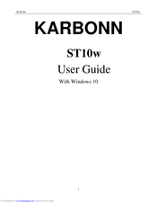 KARBONN ST10w User Manual