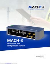 Machfu MACH-3 Installation And Configuration Manual