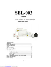 Selax Electronics SEL-003 Manual