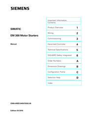 Siemens SIMATIC EM 300 Manual