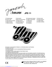 Beurer Janosch JPS 11 Operating Instructions Manual