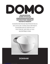 Domo DO9094W Instruction Booklet