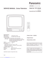 Panoramic TVP-1405AM Service Manual