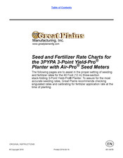 GREAT PLAINS Yield-Pro 3PYPA-1630 Original Instructions Manual