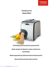 schaduw Petulance meer Trebs PastaGusto Pro 99223 Manuals | ManualsLib